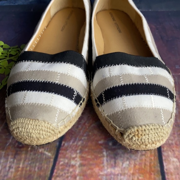 Coastal Striped Neutral Espadrilles by Adrienne Vittadini - Picture 3 of 12